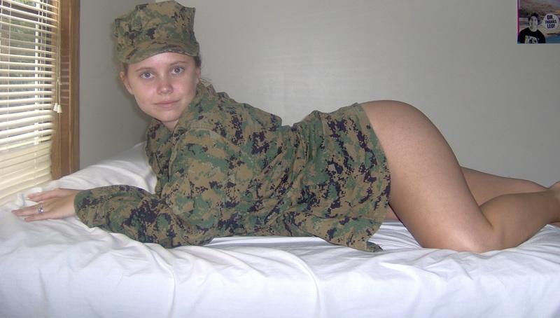 Young soldier girls caught naked - military - army