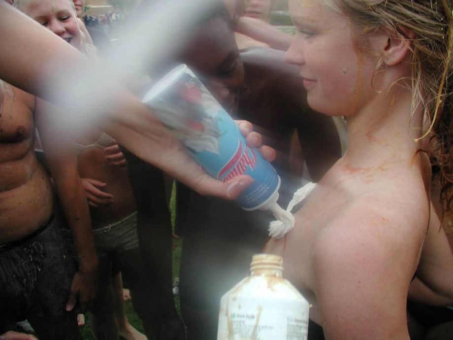 Students and their college outdoor initiations