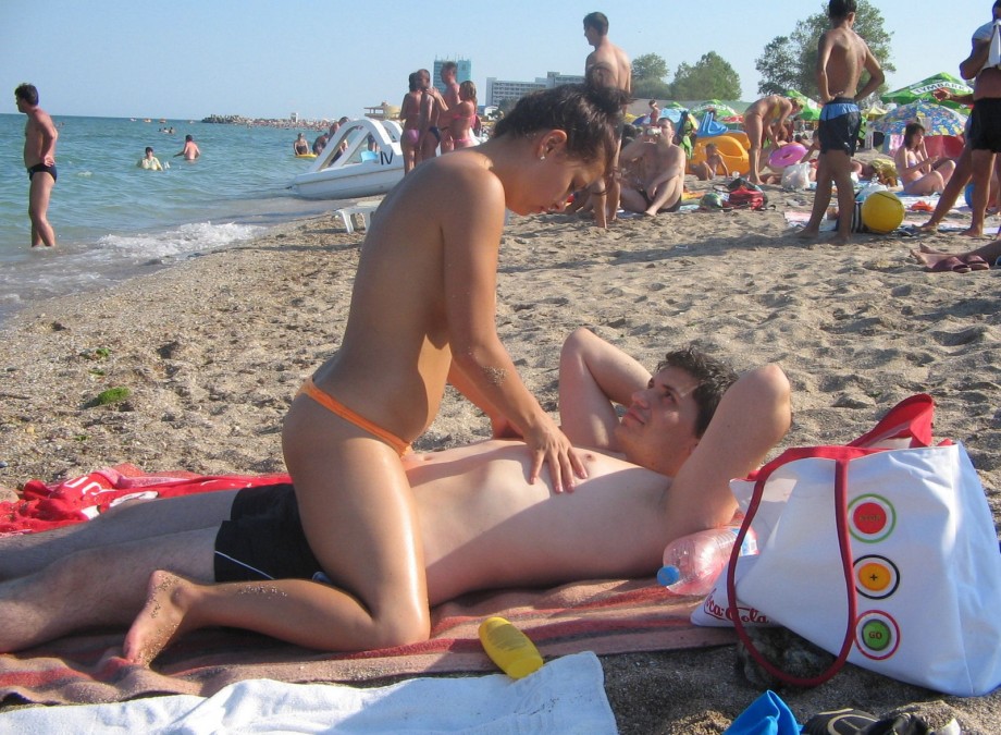 Bulgarian couple on the beach