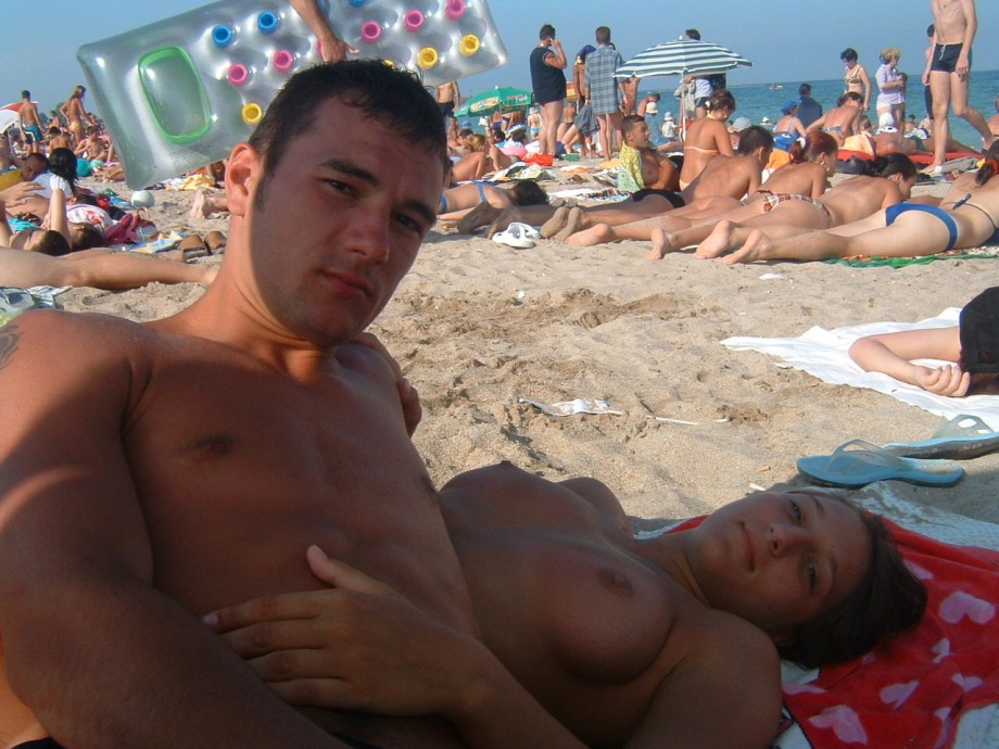 Girlfriend on the beach