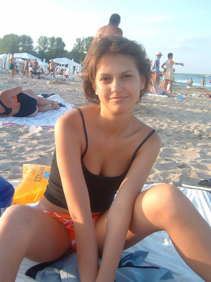 Girlfriend on the beach