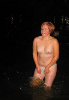 College initiations: wet games. part 1. 