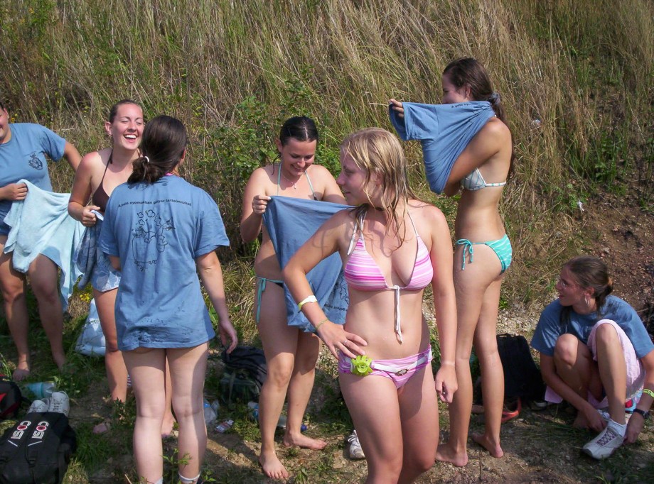 College initiations: wet games. part 2. 