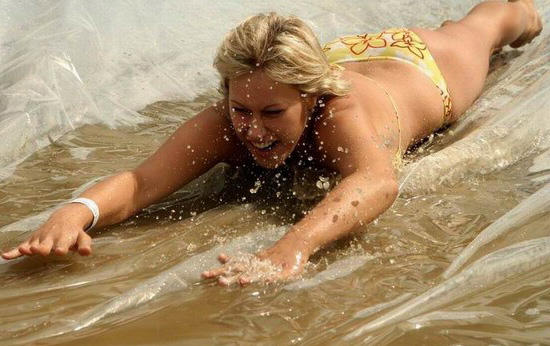 College initiations: wet games. part 2. 