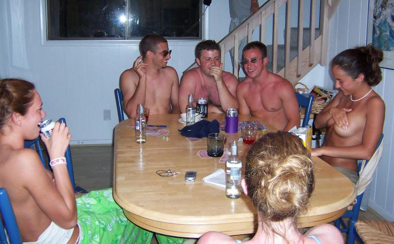 Amateurs: strip poker. part 2. 