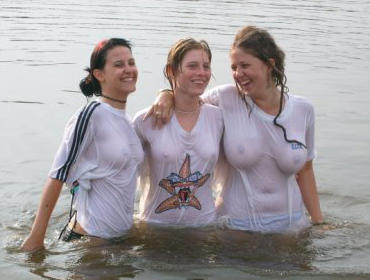 College initiations: wet games. part 4. 