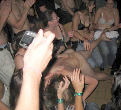 College initiations: party craziness. part 2. 