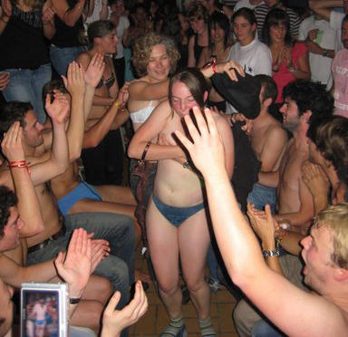 College initiations: party craziness. part 2. 