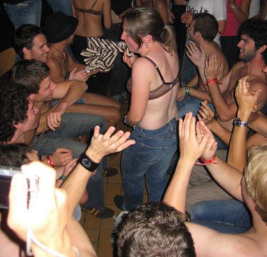 College initiations: party craziness. part 2. 