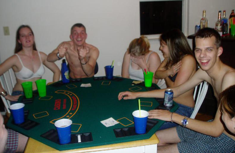 Amateurs: strip poker. part 1. 