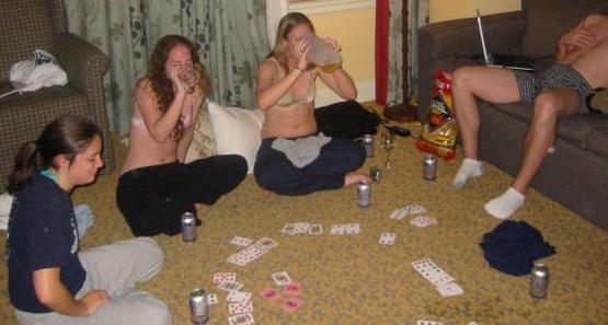 Amateurs: strip poker. part 1. 