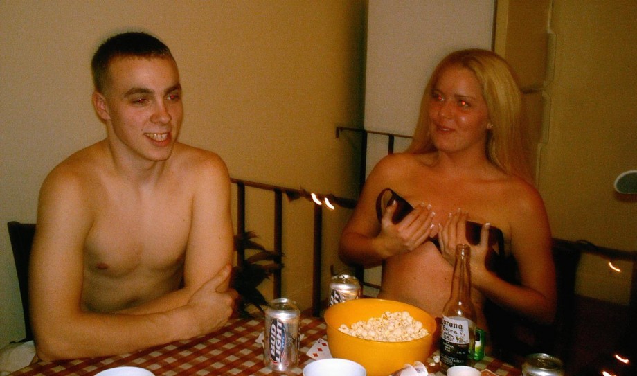 Amateurs: strip poker. part 1. 