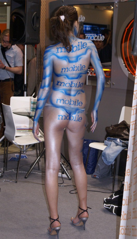 Amateurs: body painted girls. part 8. 