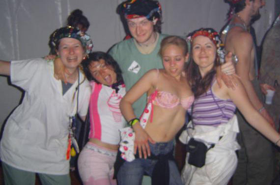 College initiations: party nudity. part 6. 