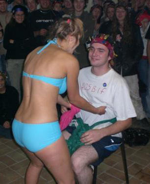 College initiations: party nudity. part 6. 