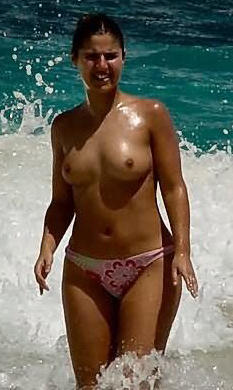 Amateurs: topless beach. part 6. 