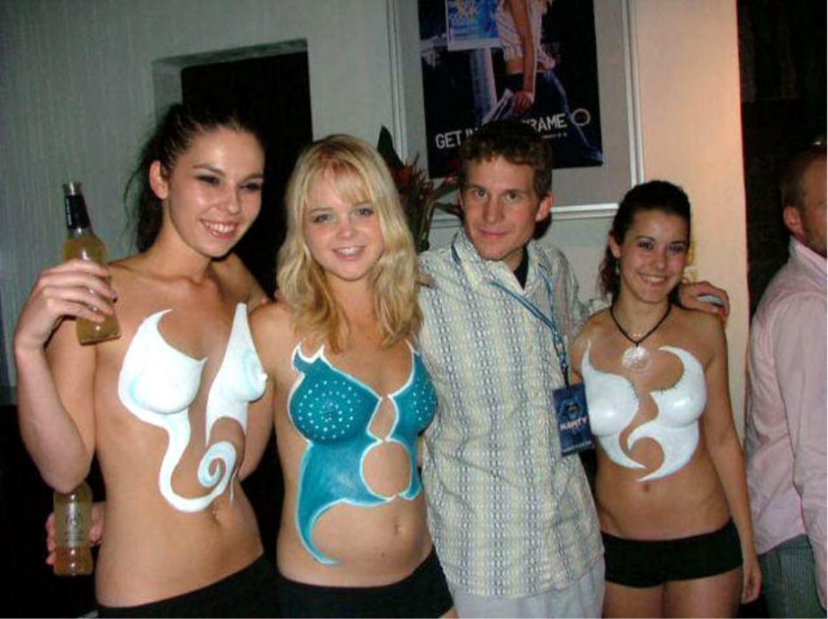 Amateurs: body painted girls. part 7. 