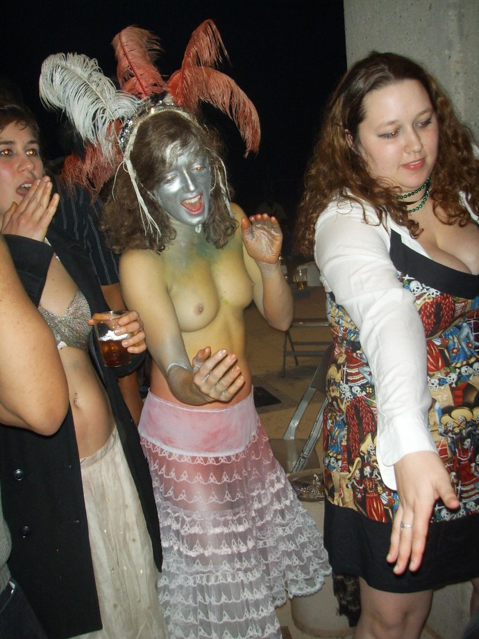 Amateurs: body painted girls. part 7. 