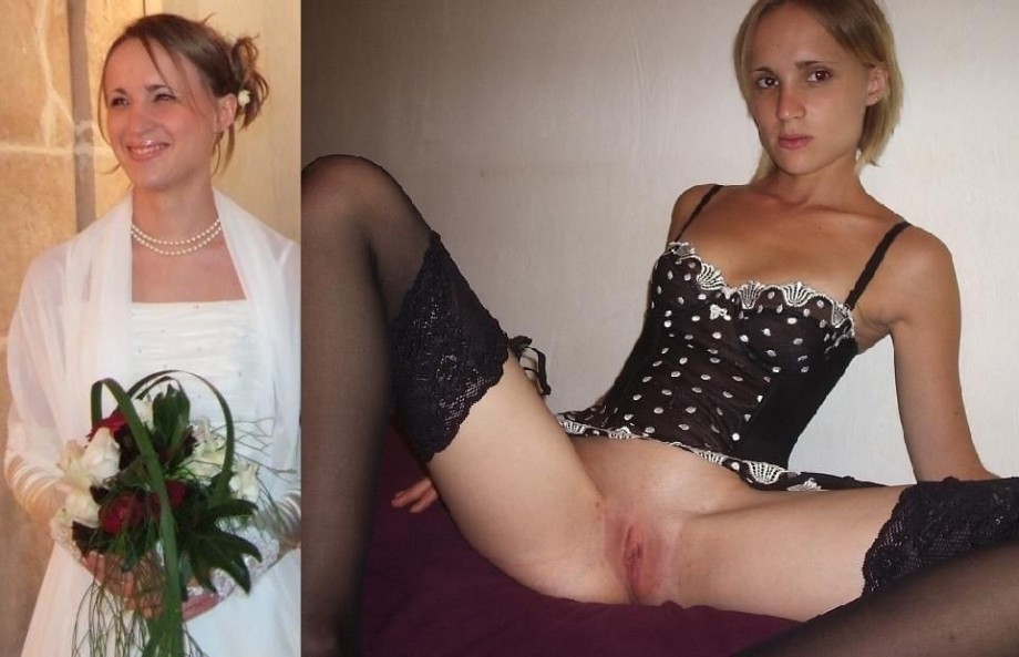 Look like a real slut during my wedding day