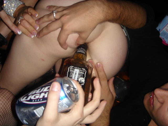 Jim beam in pussy