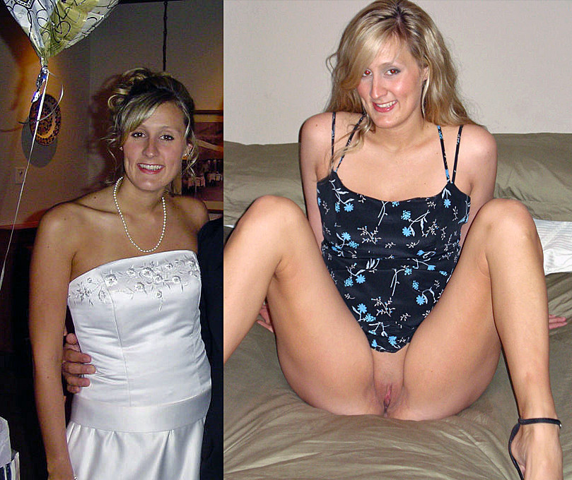 Another naughty bride likes to show-off 