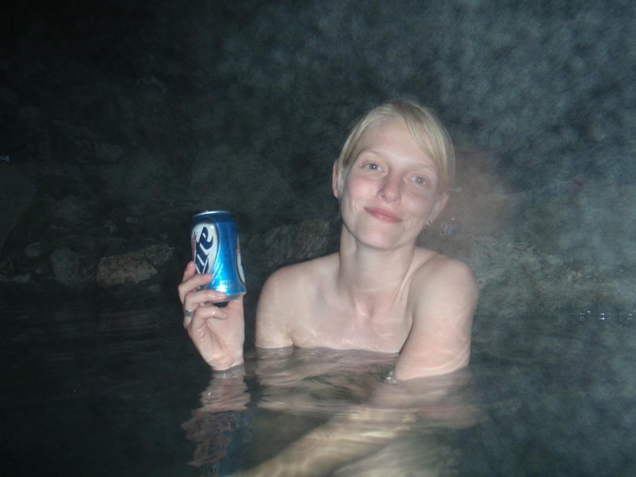 Nude in hot tub hot springs