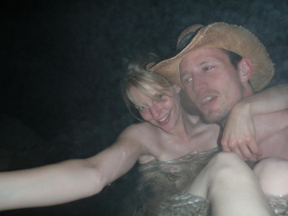 Nude in hot tub hot springs