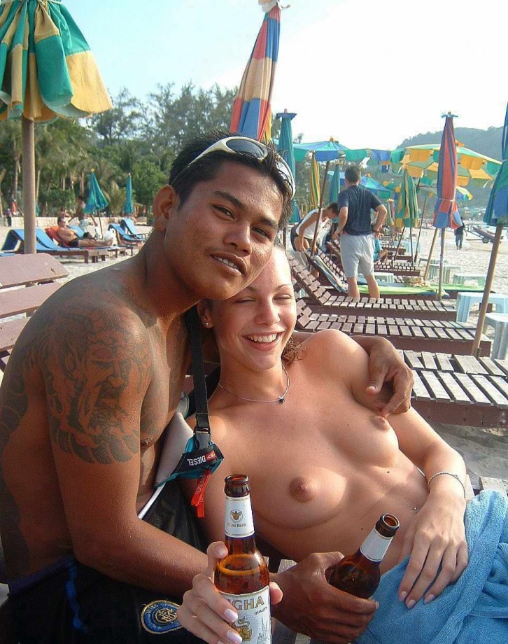 Two girls on vacation in thailand 