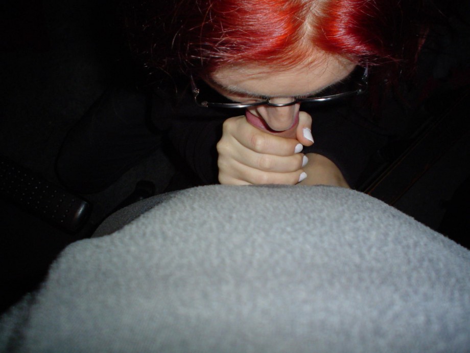 Redhead girl and her pussy