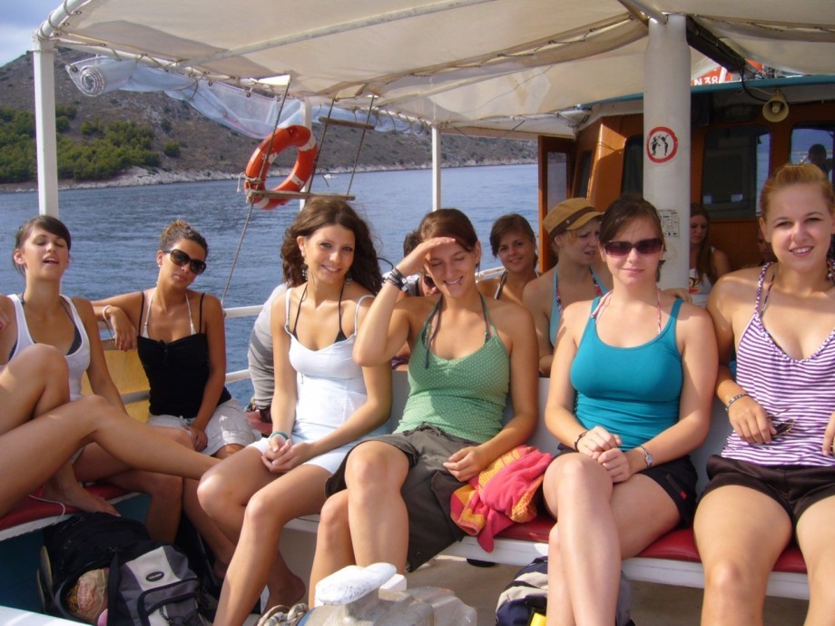 German class trip to greece with some sexy chicks