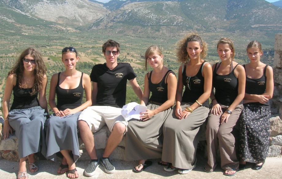 German class trip to greece with some sexy chicks