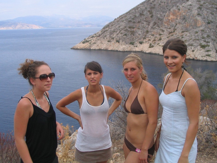 German class trip to greece with some sexy chicks