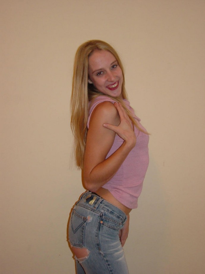 Big set - pretty blonde teen with small tits 