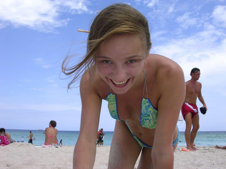 Voyeur on the beach