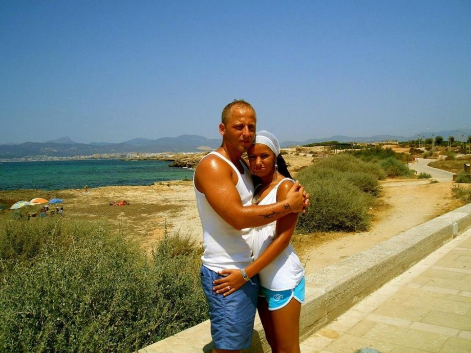 Amateur couple on holiday