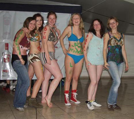 College initiations: party nudity. part 2. 