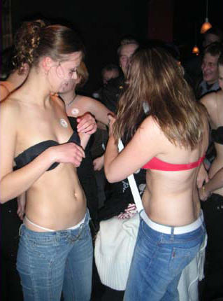 College initiations: party nudity. part 1. 