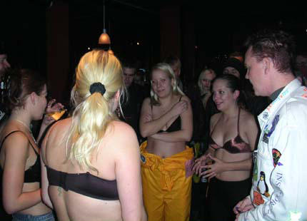 College initiations: party nudity. part 1. 