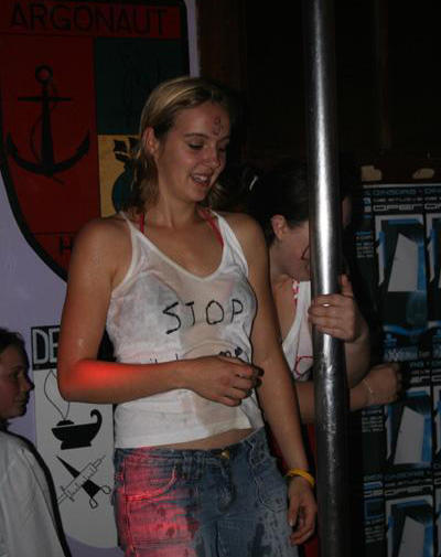 College initiations: party nudity. part 1. 