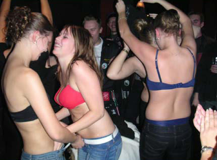 College initiations: party nudity. part 1. 