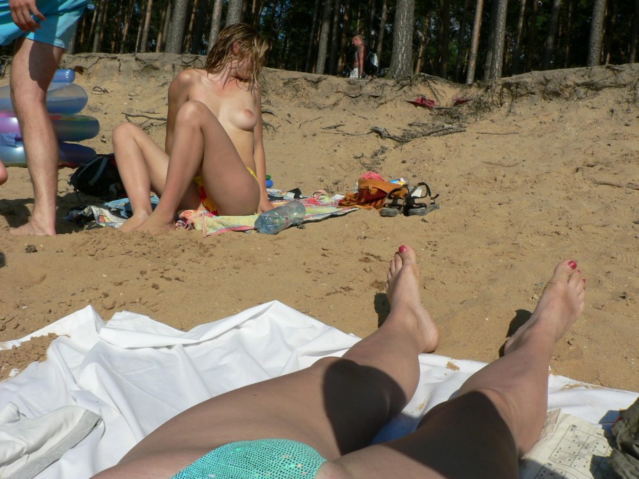 Summer near the rivers, lake.. - topless pics 02