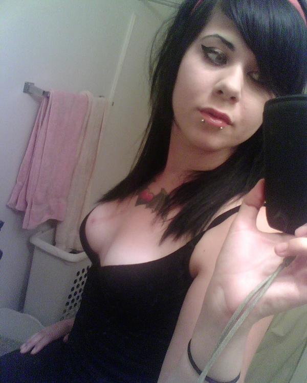 Amateur emo self shots 