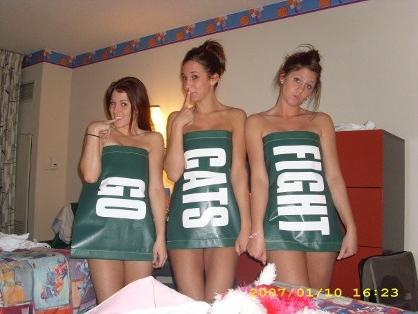 Ohio univ cheerleaders party