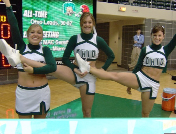 Ohio univ cheerleaders party