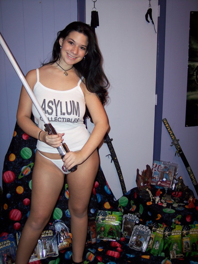 Sexy starwars girl with big boobs