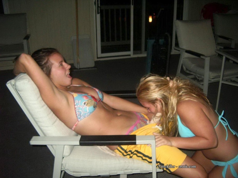 Young drunk girls at student party 29