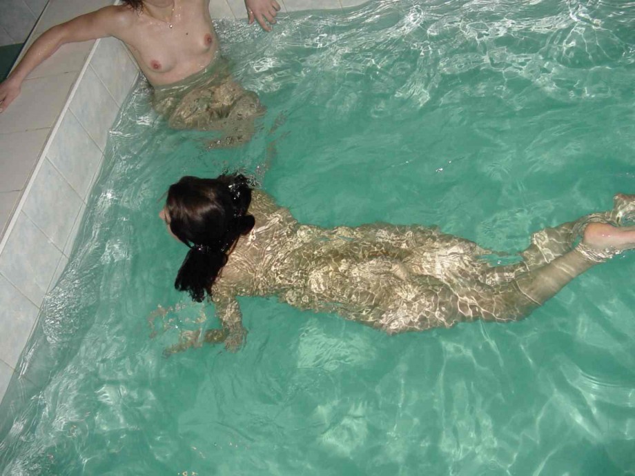 Russian lesbians in sauna