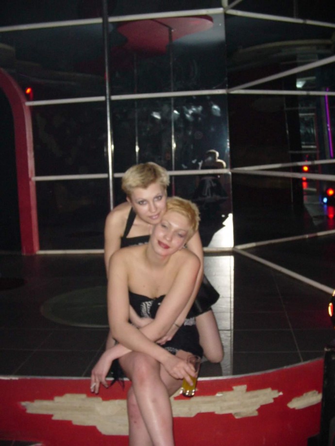 Russian lesbians in sauna