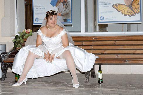 Russian brides pose 