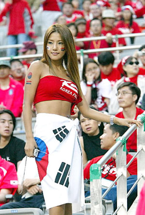 Sexy soccer fans 